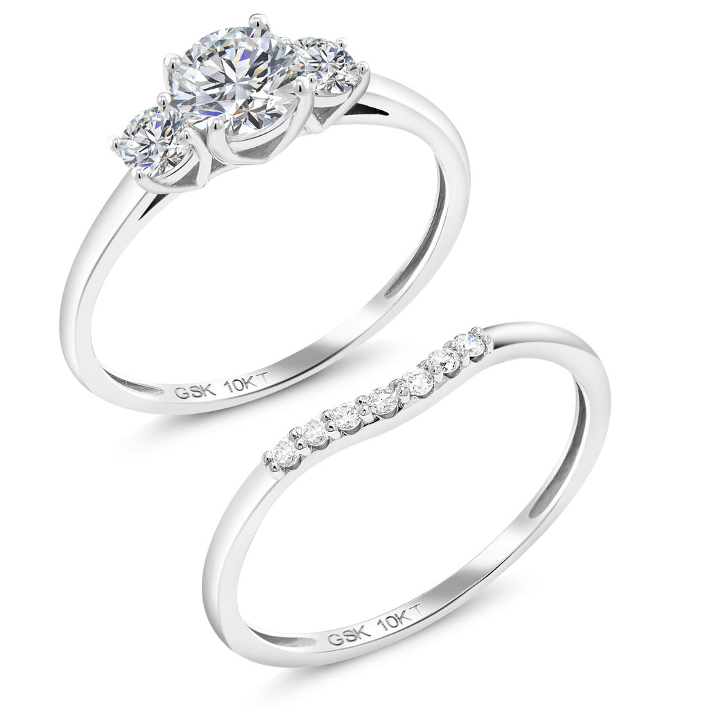 Ring in 10K White Gold