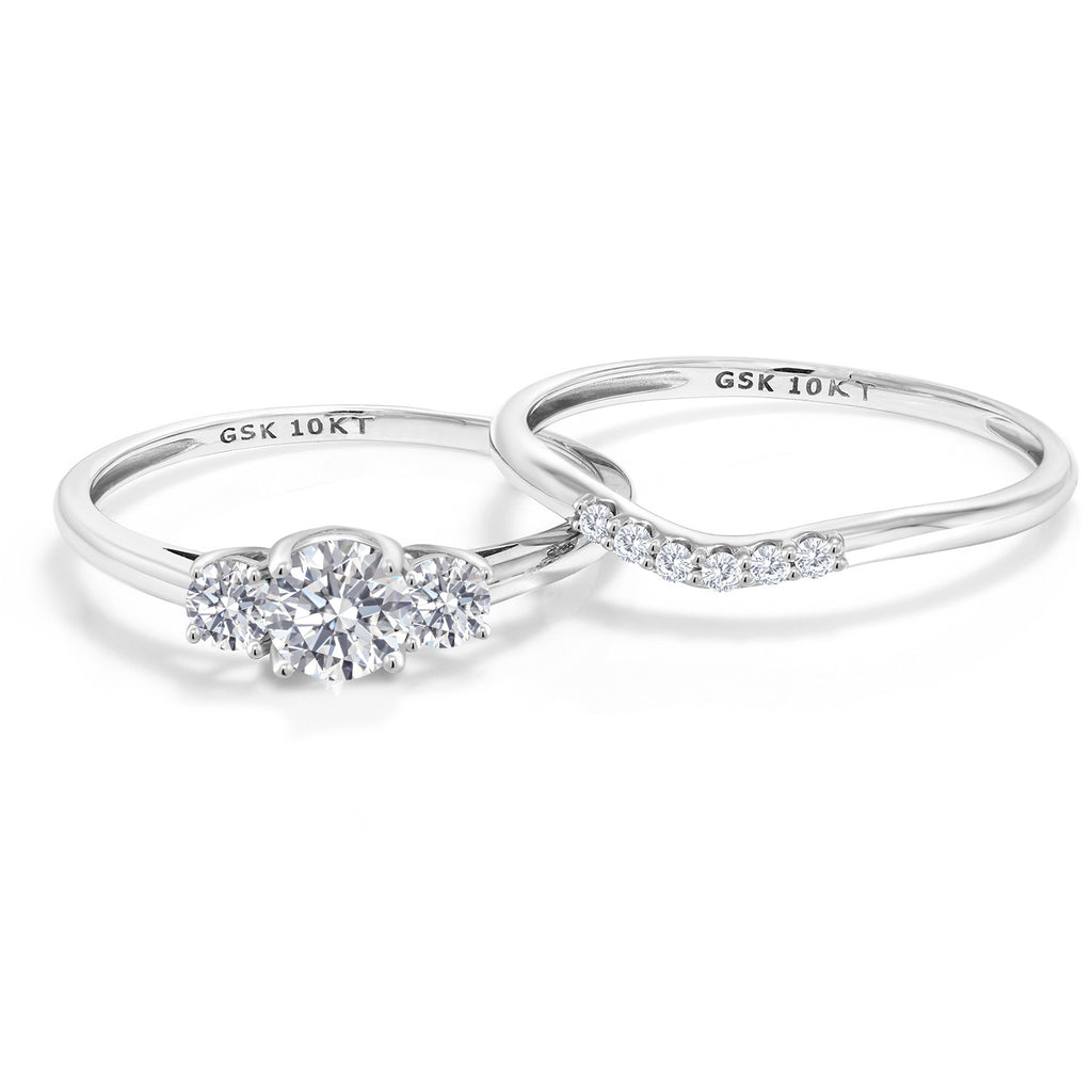 Ring in 10K White Gold