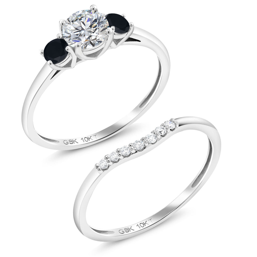 Ring in 10K White Gold