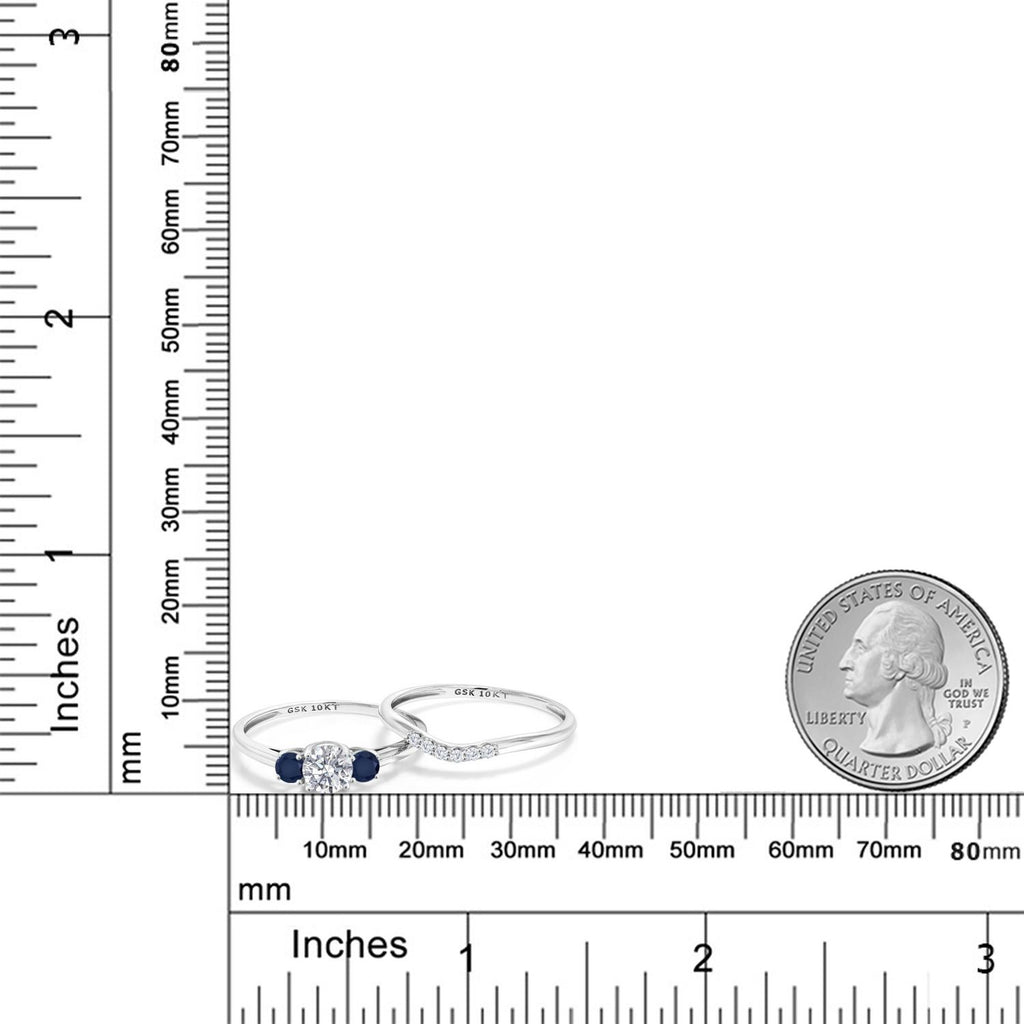 Ring in 10K White Gold