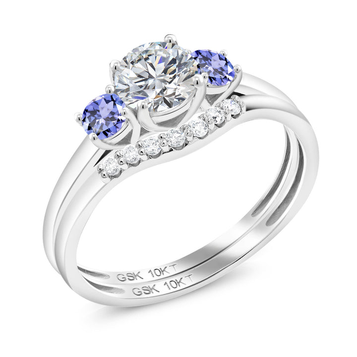 Ring in 10K White Gold