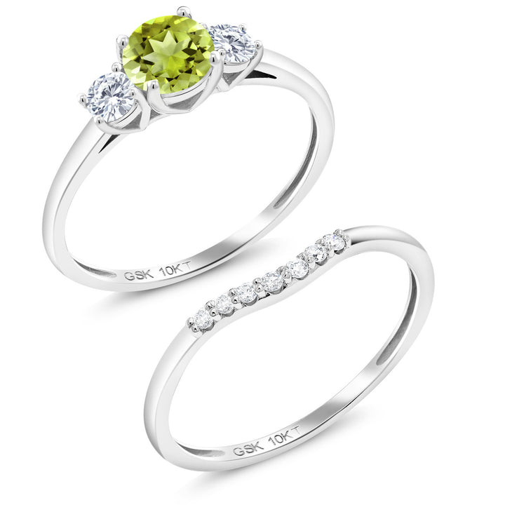 Ring in 10K White Gold