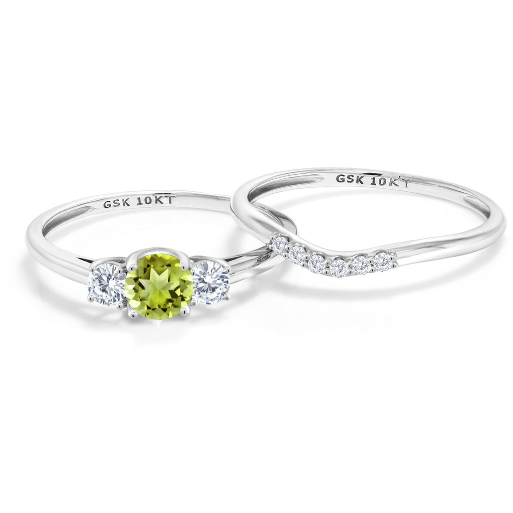 Ring in 10K White Gold