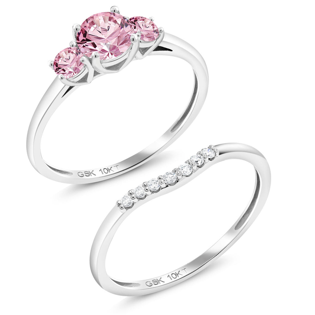 Ring in 10K White Gold