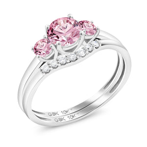 Ring in 10K White Gold