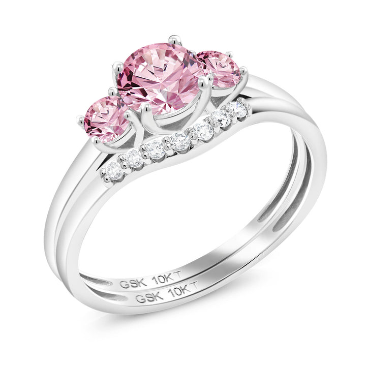 Ring in 10K White Gold