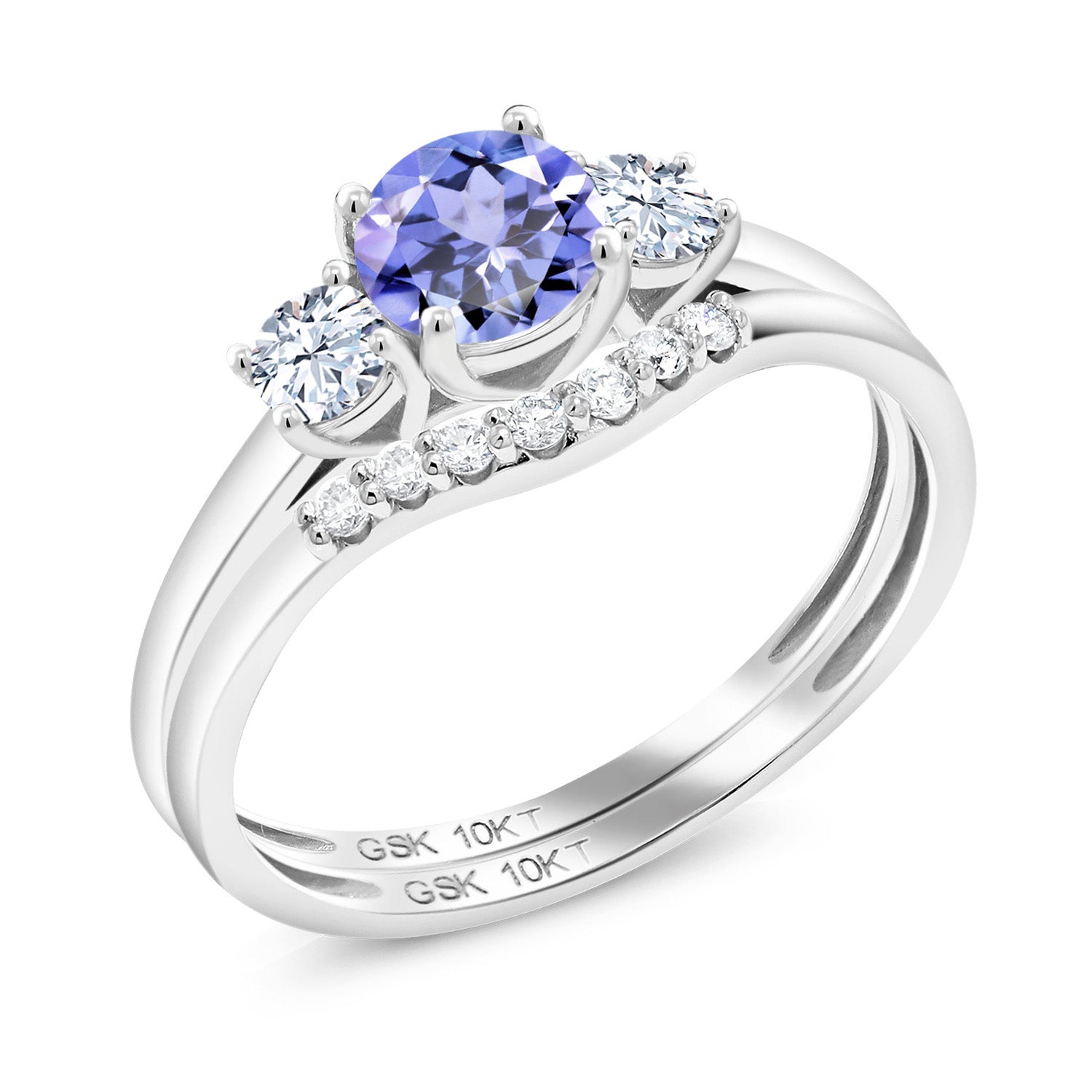 Tanzanite - December_6_Ring in 10K White Gold