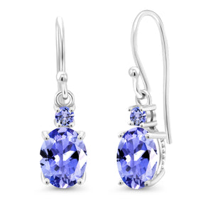 Earrings in 10K White Gold