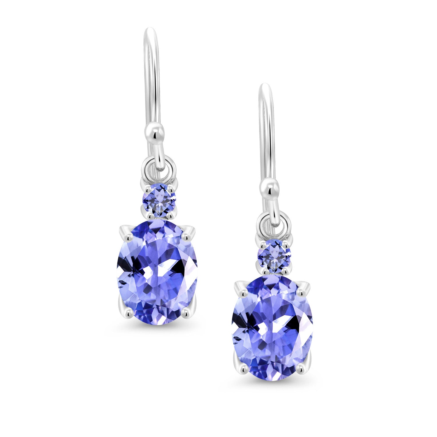 Earrings in 10K White Gold