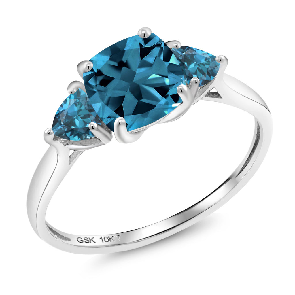 Ring in 10K White Gold