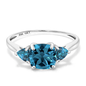 Ring in 10K White Gold