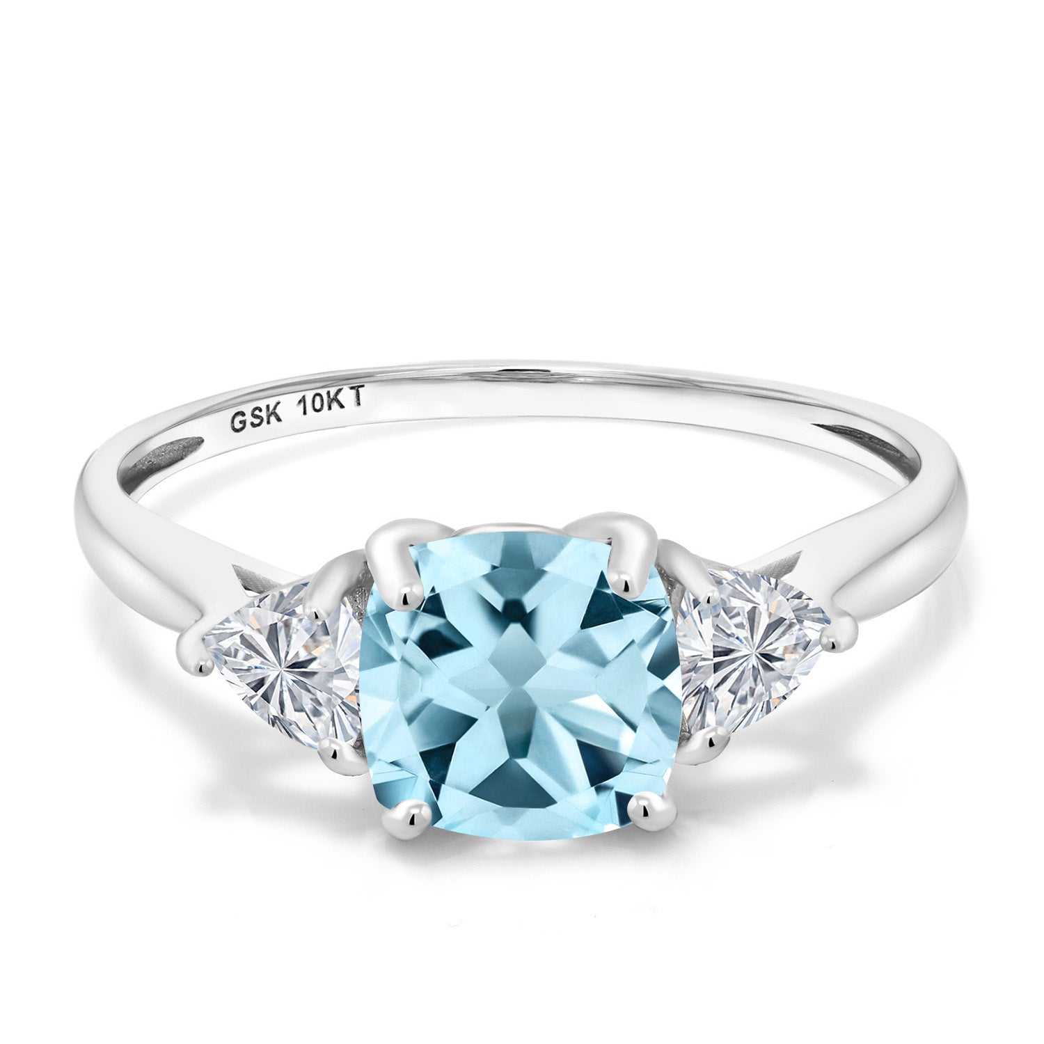 Ring in 10K White Gold