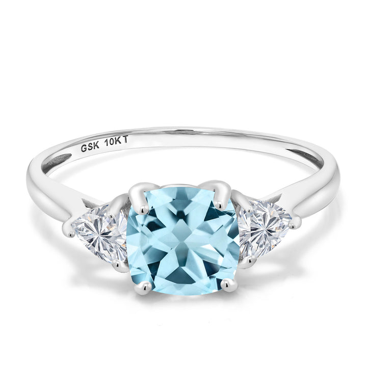 Ring in 10K White Gold