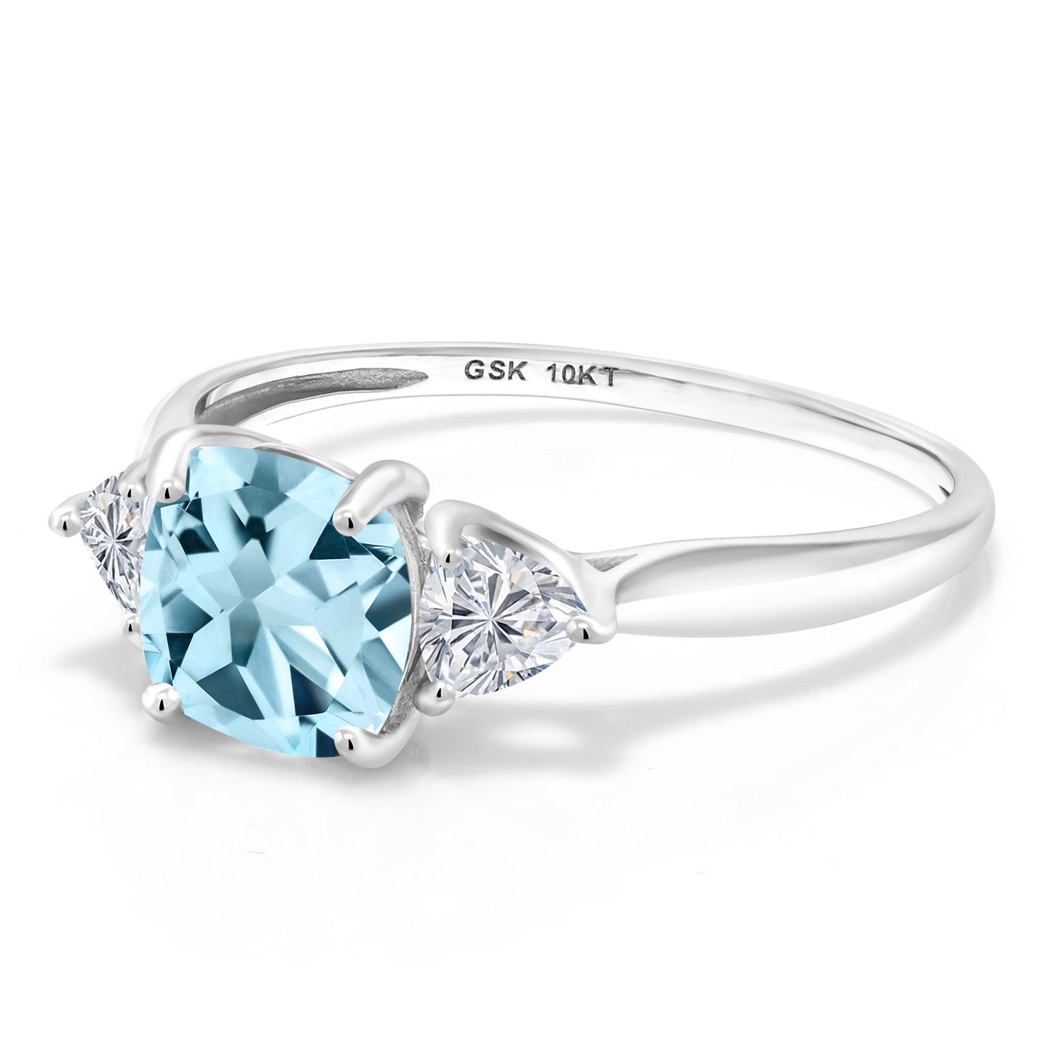 Ring in 10K White Gold