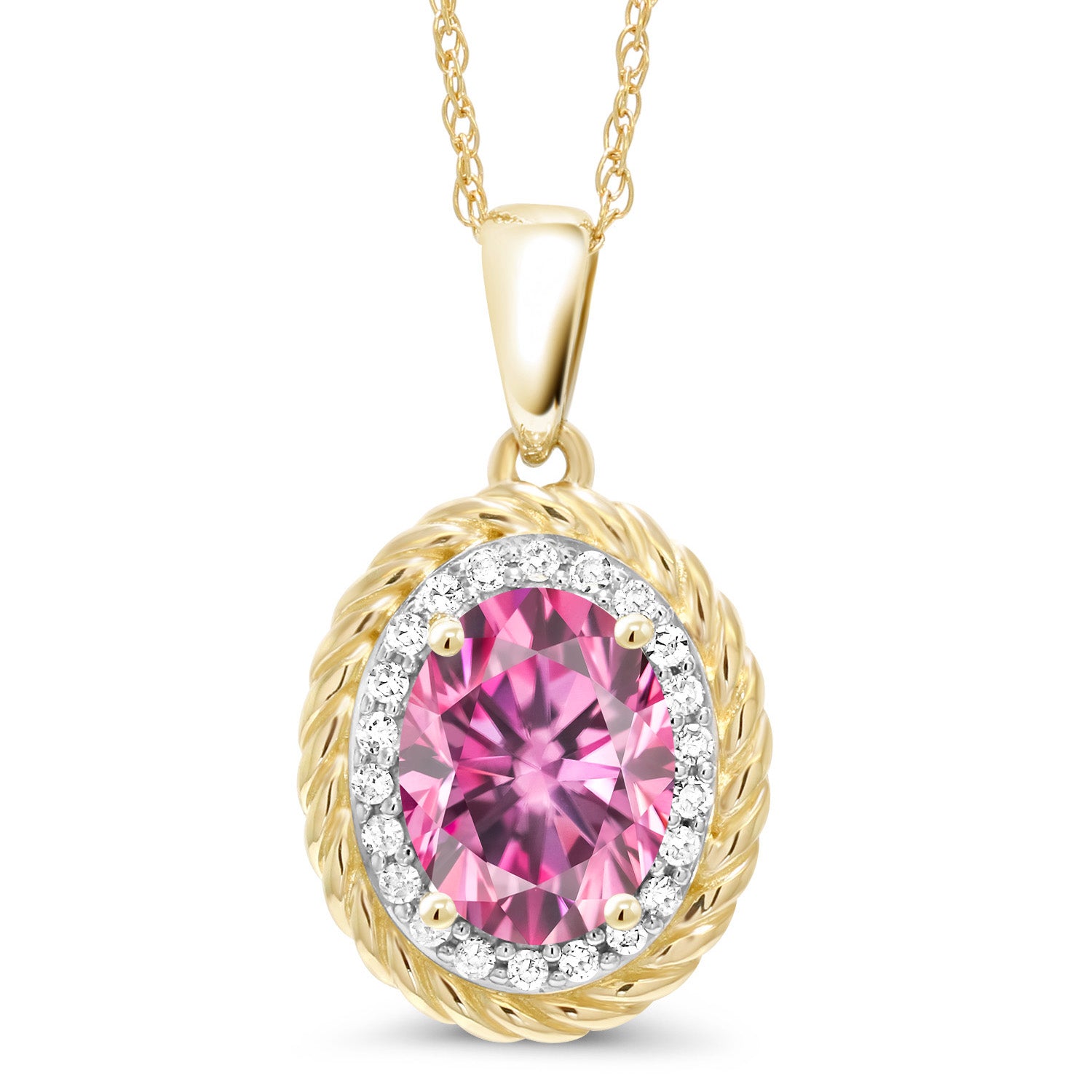 Pink Moissanite - April