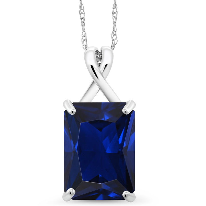 Blue Created Sapphire - September