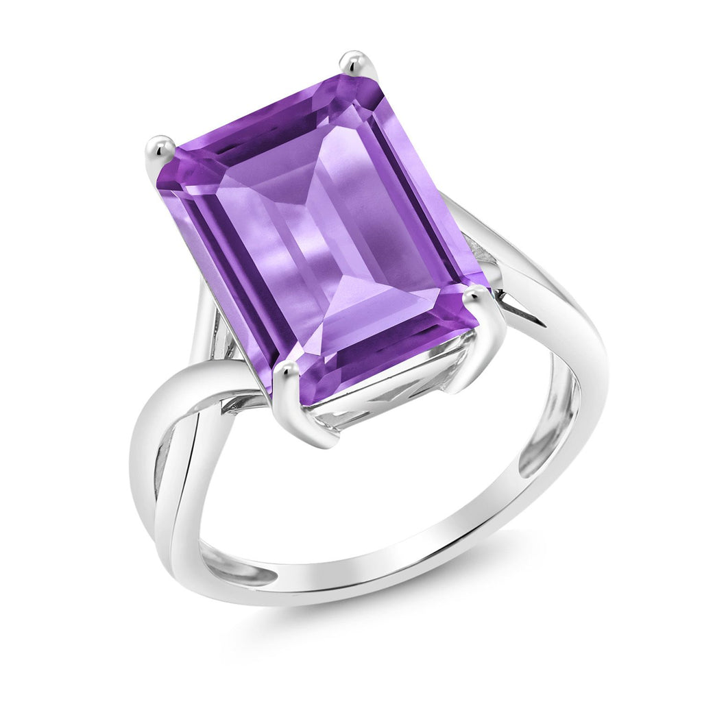 Amethyst - February_6_Ring in 10K White Gold