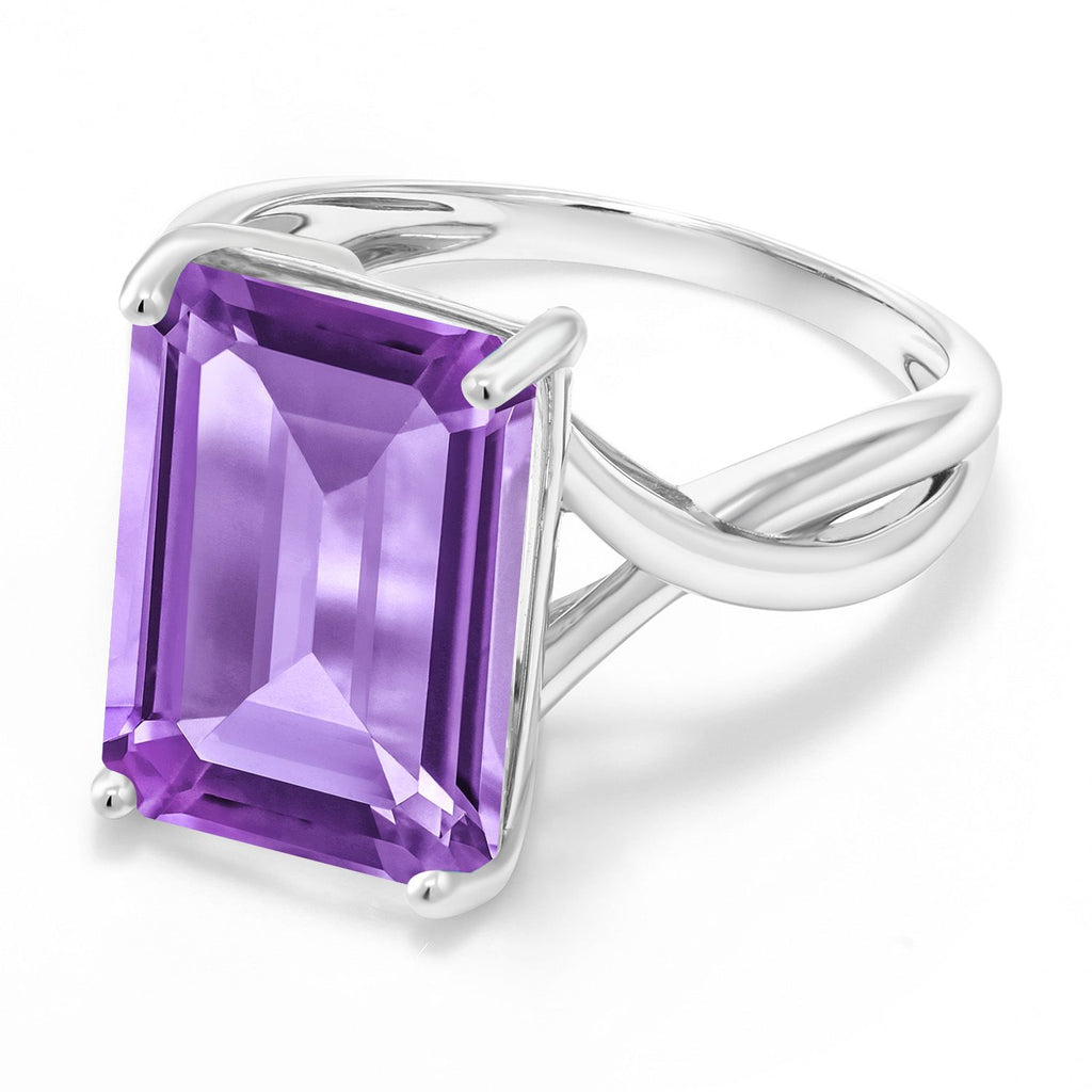 Amethyst - February_6_Ring in 10K White Gold