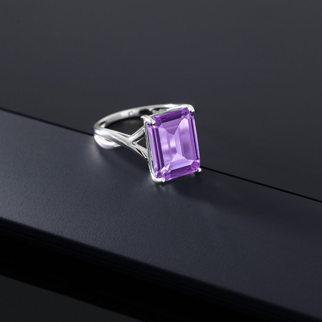 Amethyst - February_6_Ring in 10K White Gold