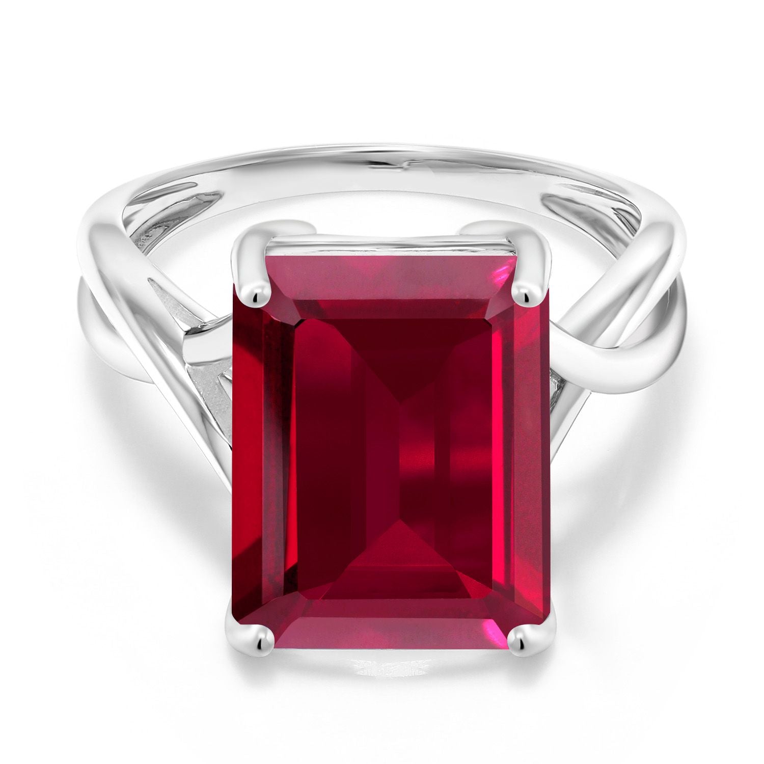 Created Ruby - July_7_Ring in 10K White Gold
