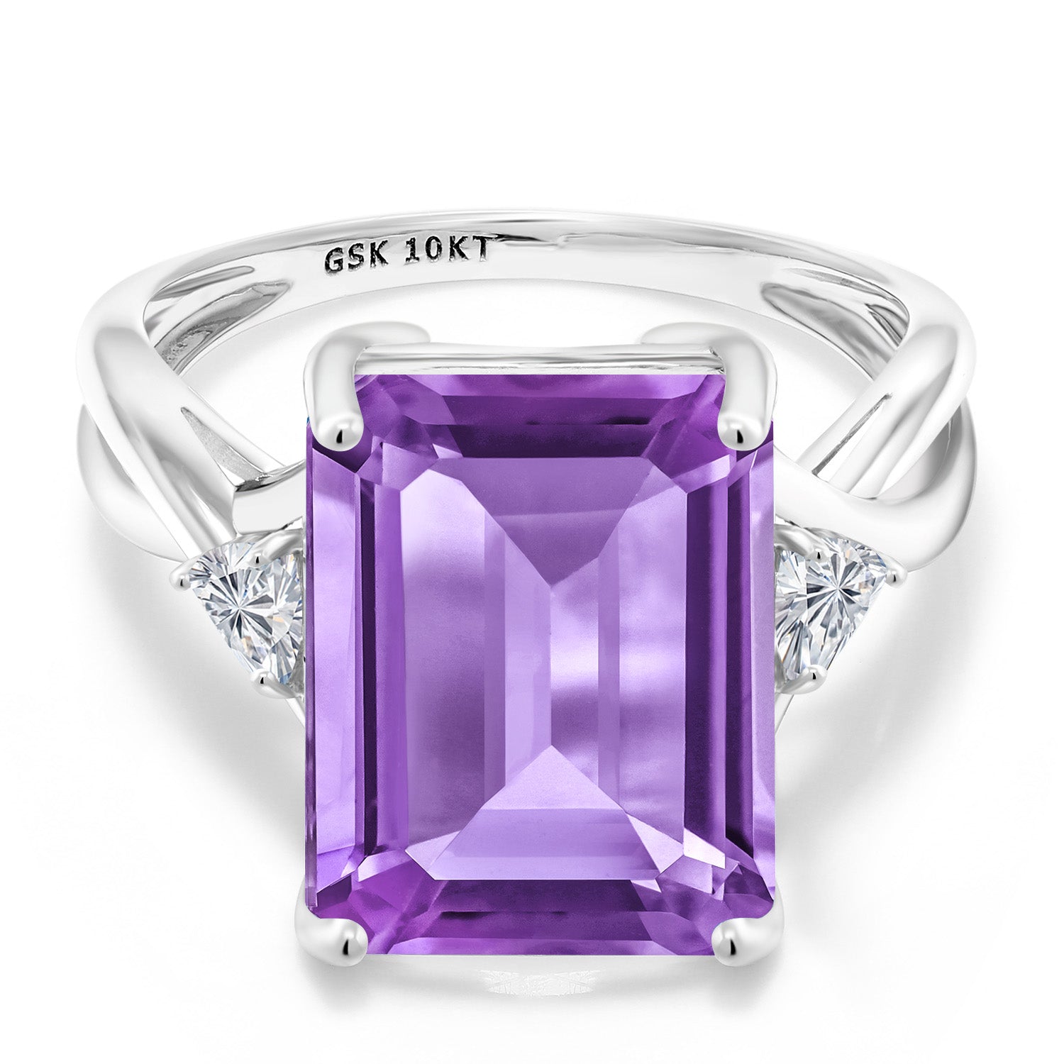 Ring in 10K White Gold