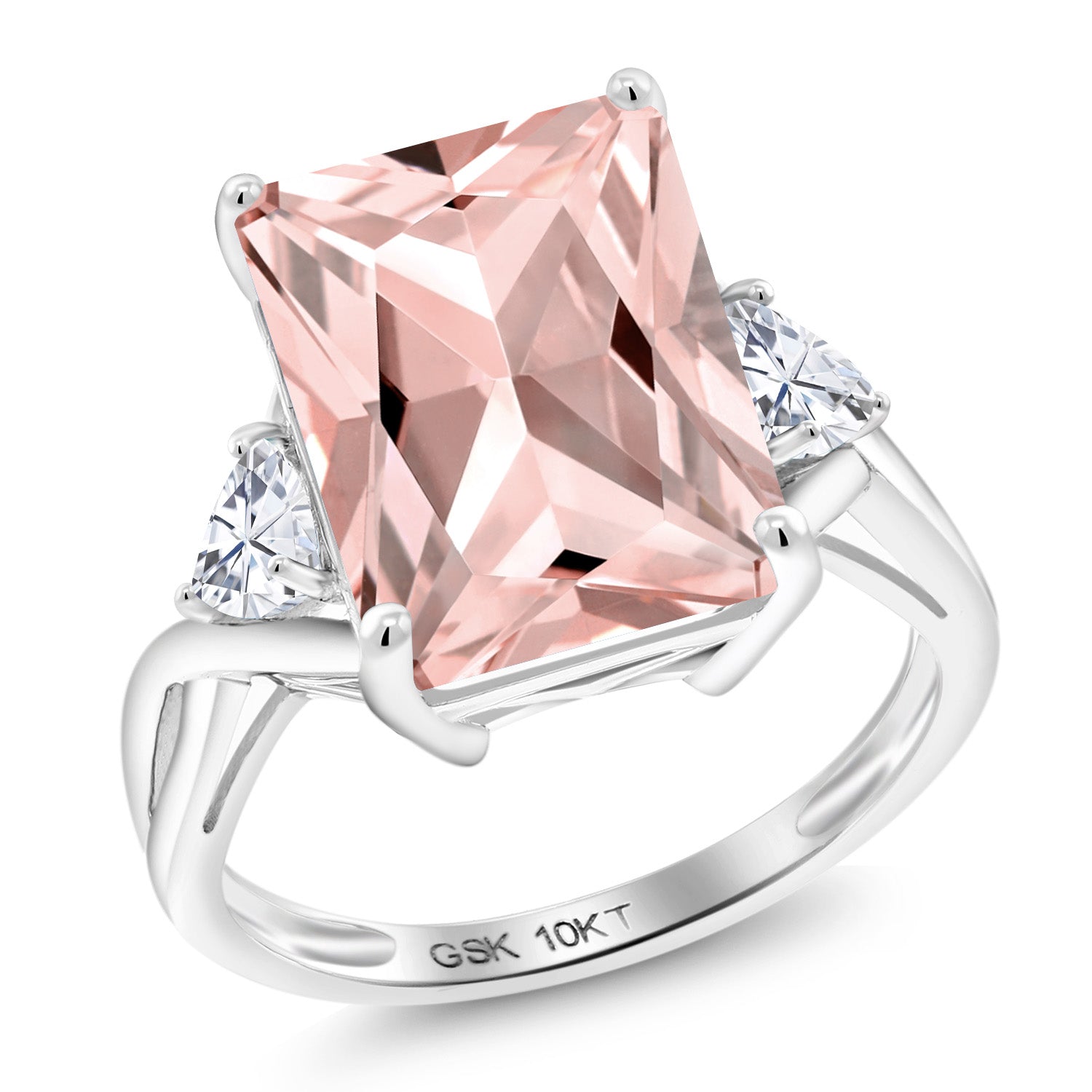 Ring in 10K White Gold