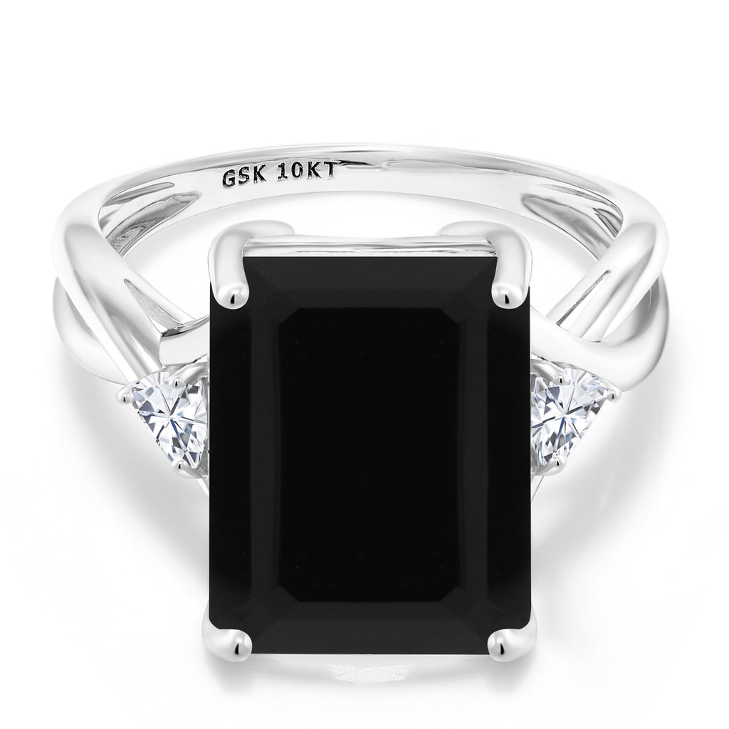Ring in 10K White Gold