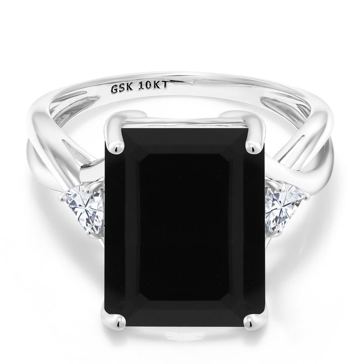 Ring in 10K White Gold