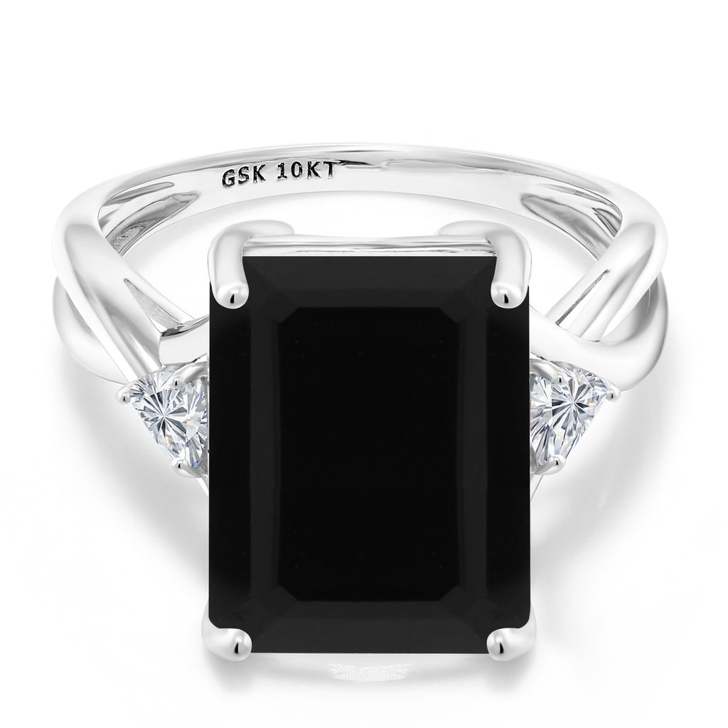 Ring in 10K White Gold