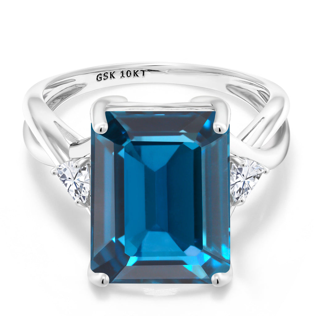 Ring in 10K White Gold