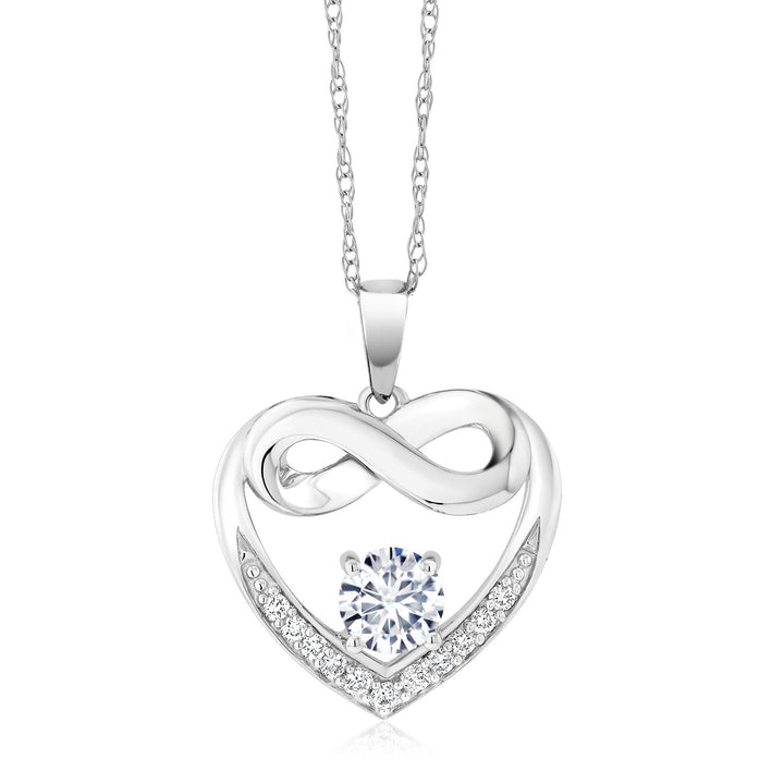 Lab Grown Diamond_Pendant in 10K White Gold
