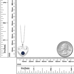 Pendant in 10K White Gold