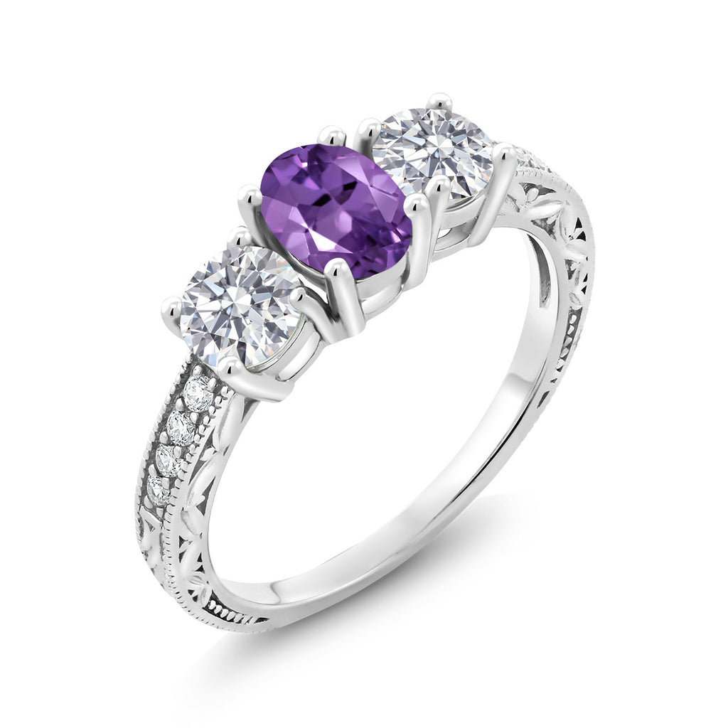 Ring in 10K White Gold