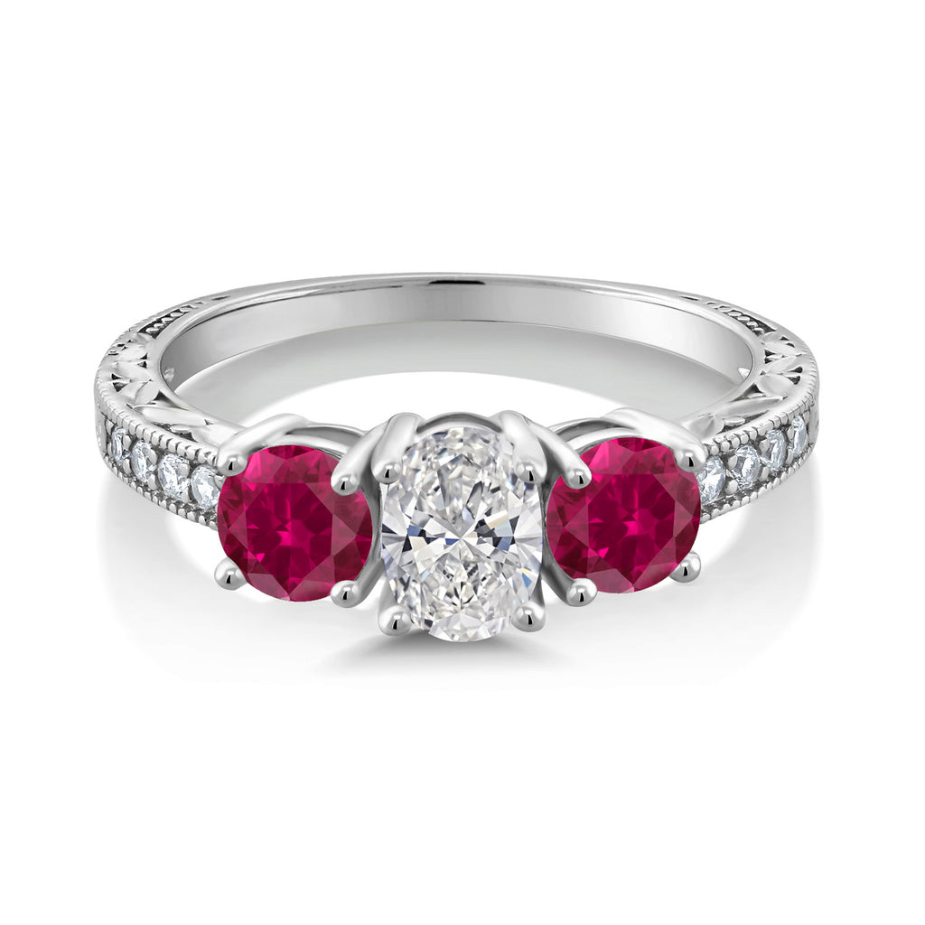 Ring in 10K White Gold