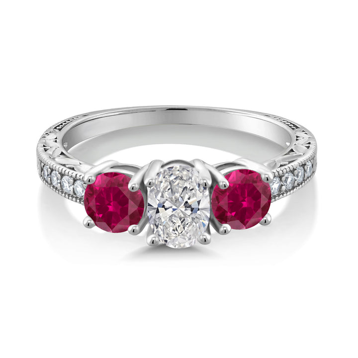 Ring in 10K White Gold