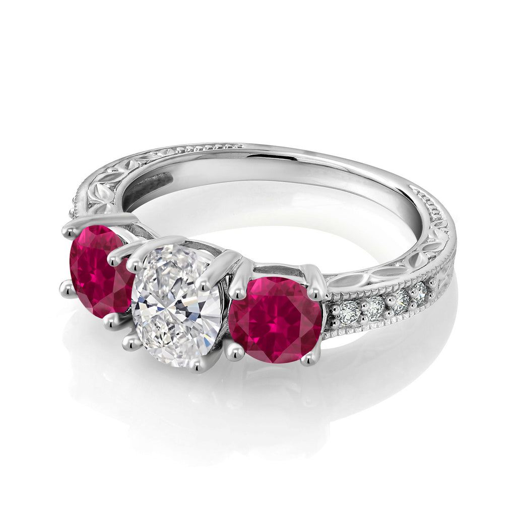Ring in 10K White Gold