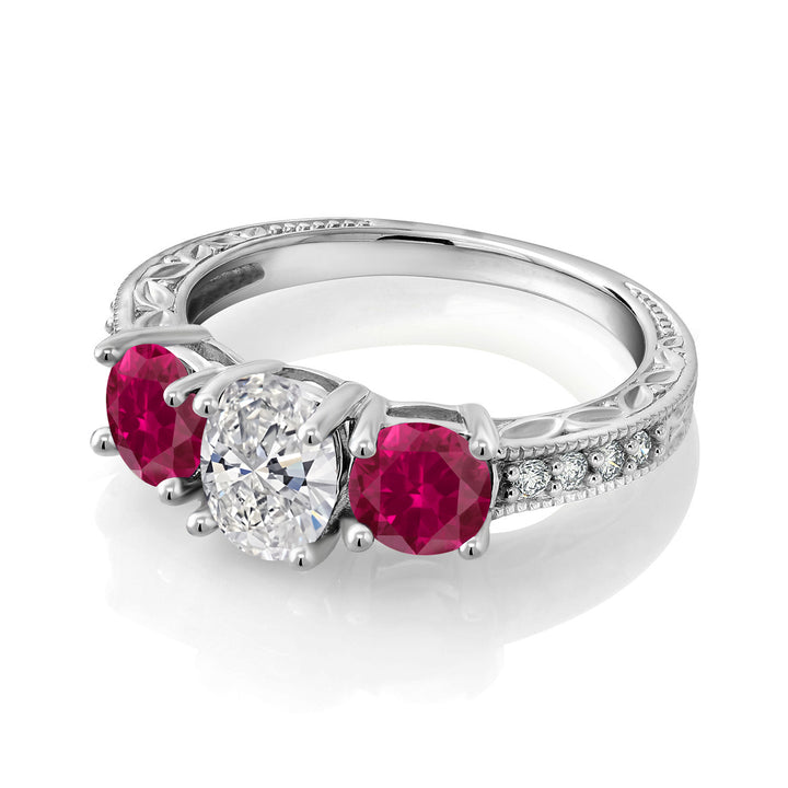 Ring in 10K White Gold