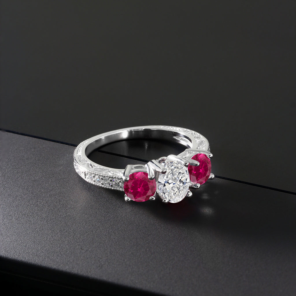 Ring in 10K White Gold