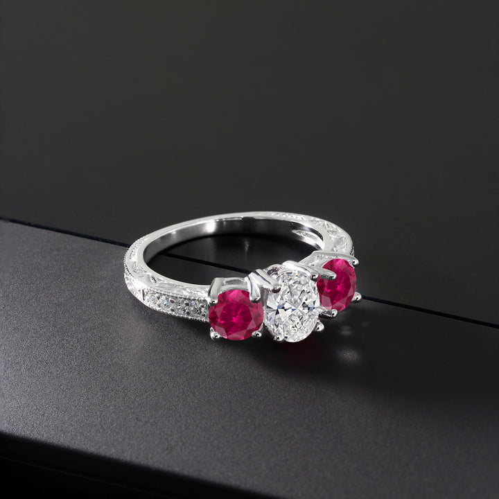 Ring in 10K White Gold