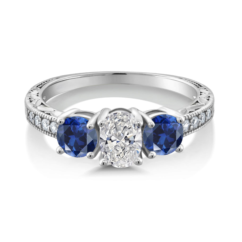 Ring in 10K White Gold