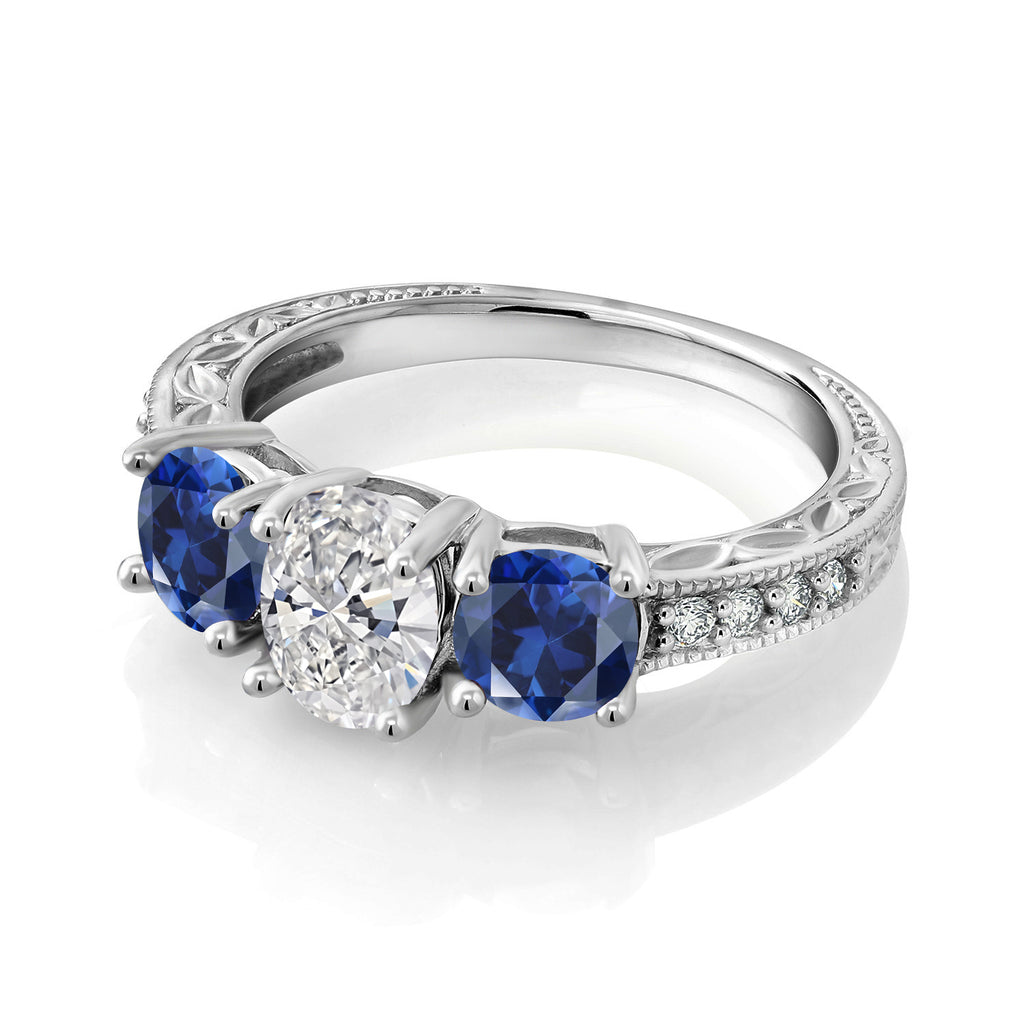 Ring in 10K White Gold
