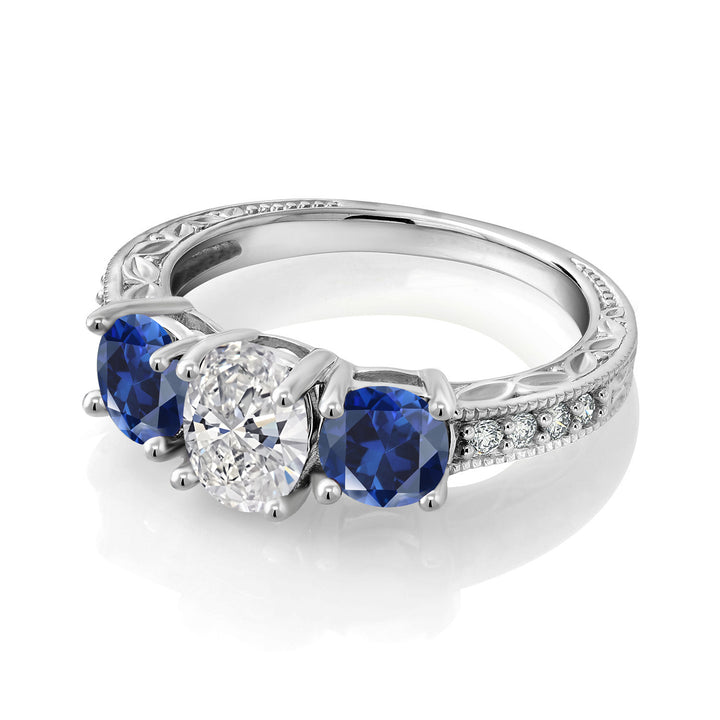 Ring in 10K White Gold