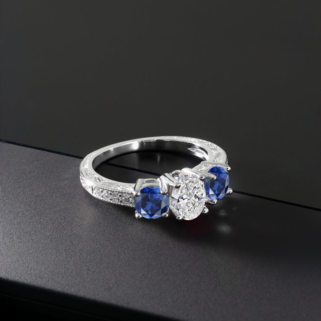 Ring in 10K White Gold