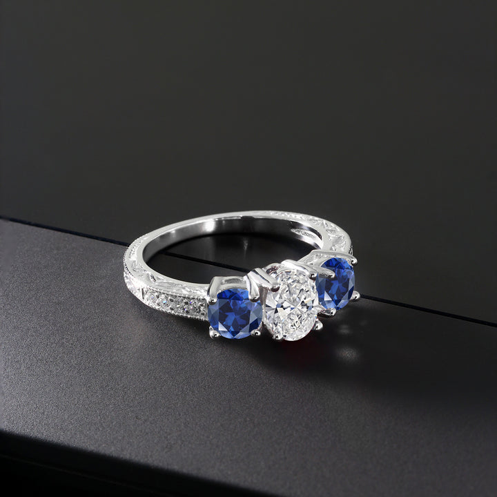 Ring in 10K White Gold