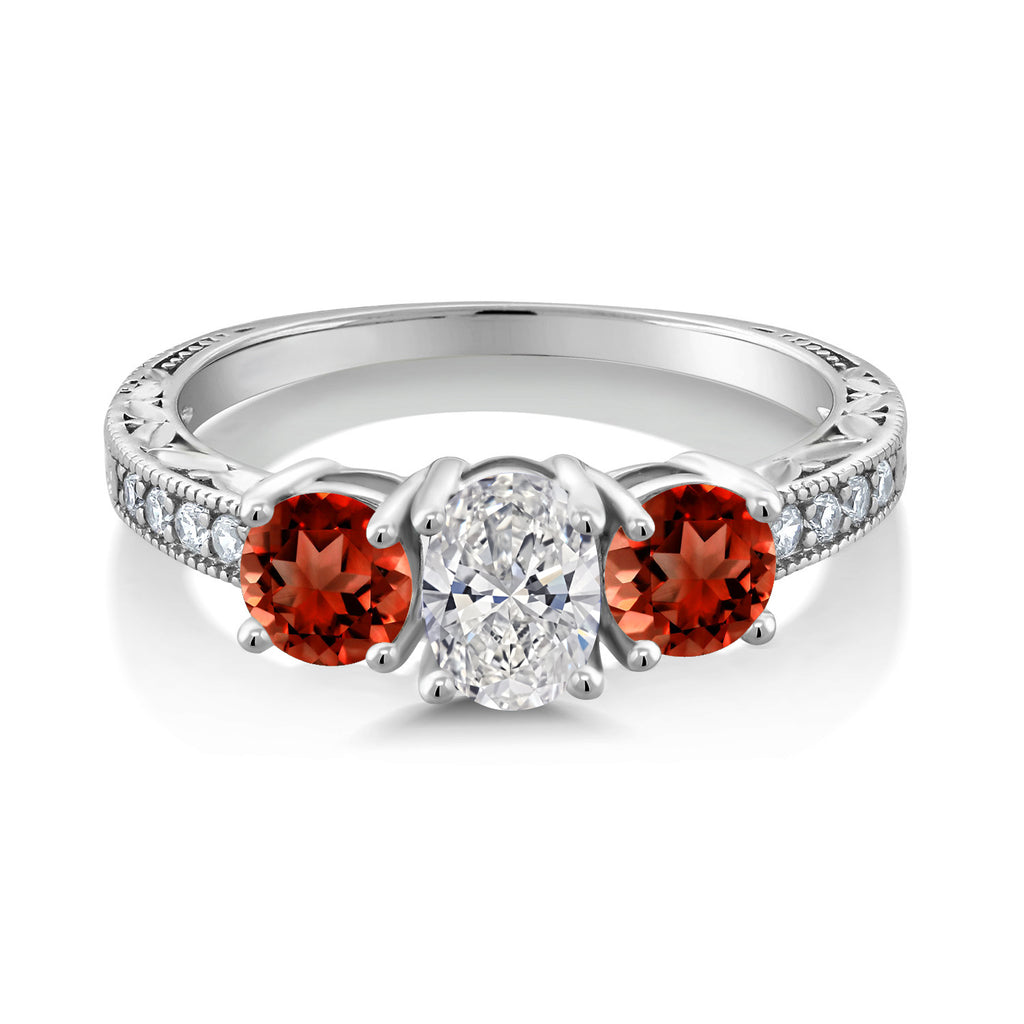 Ring in 10K White Gold