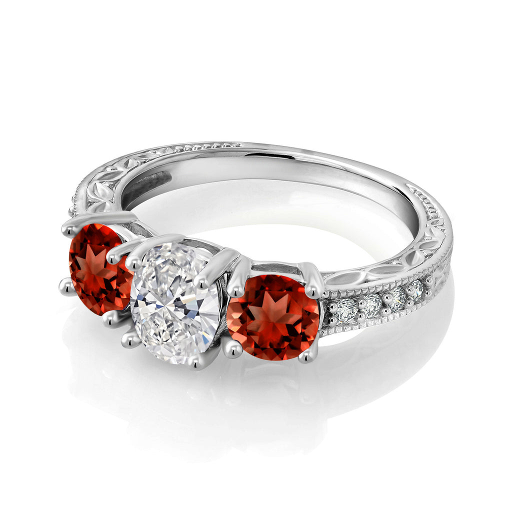 Ring in 10K White Gold