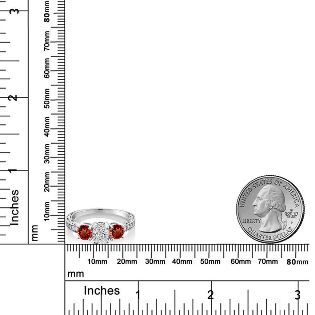 Ring in 10K White Gold