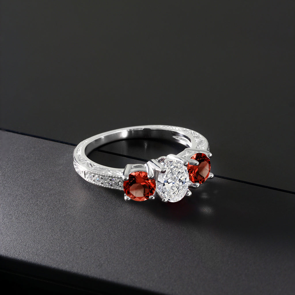 Ring in 10K White Gold