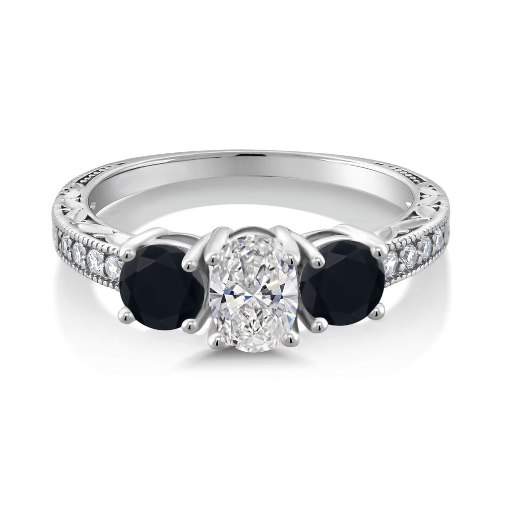 Ring in 10K White Gold
