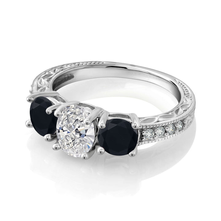 Ring in 10K White Gold